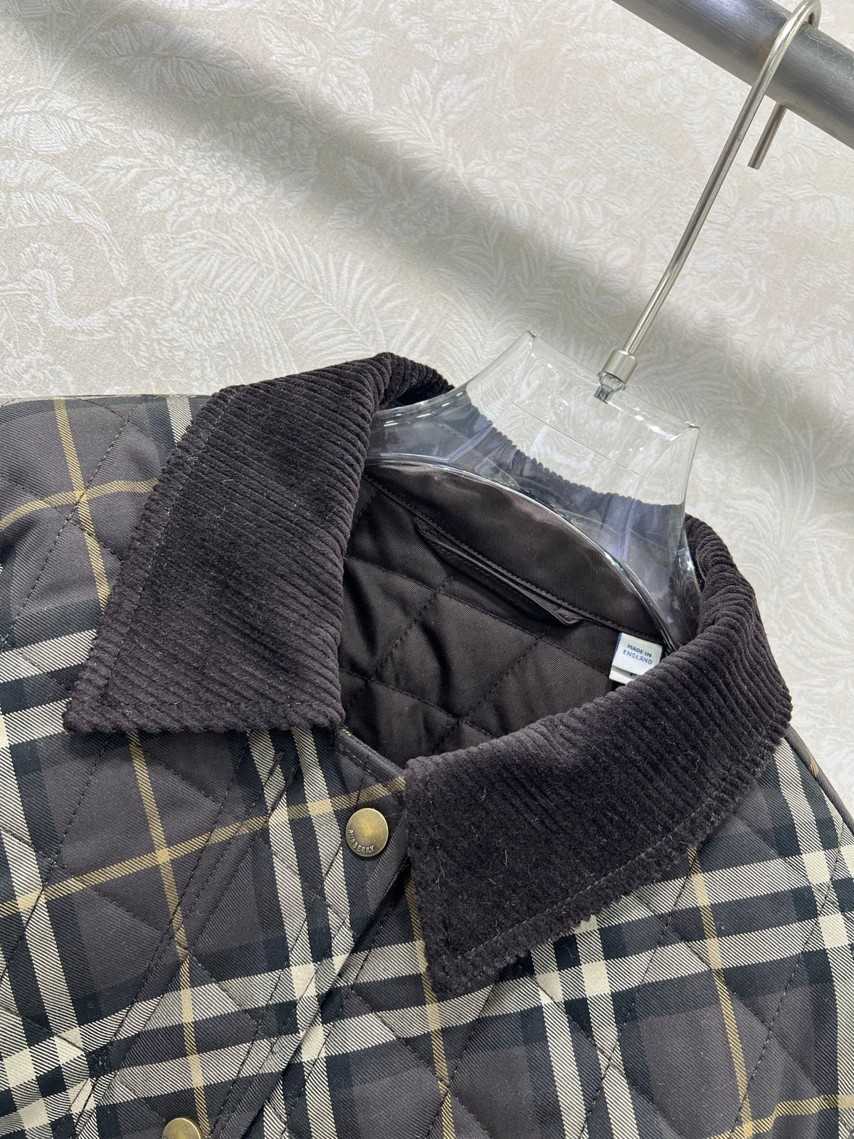 Burberry 25 Quilted Cropped Jacket Multicolor Cotton