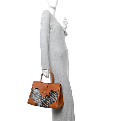 Goyardine Saigon Tote Black Gold