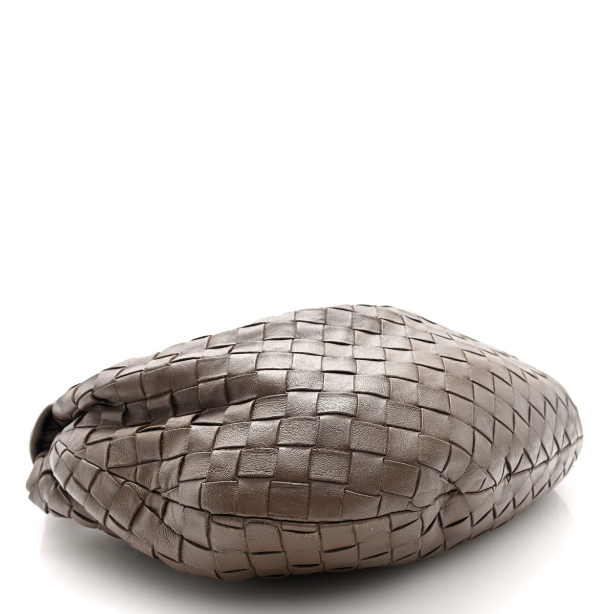 Nappa Intrecciato Teen Jodie Hobo Dark Taupe