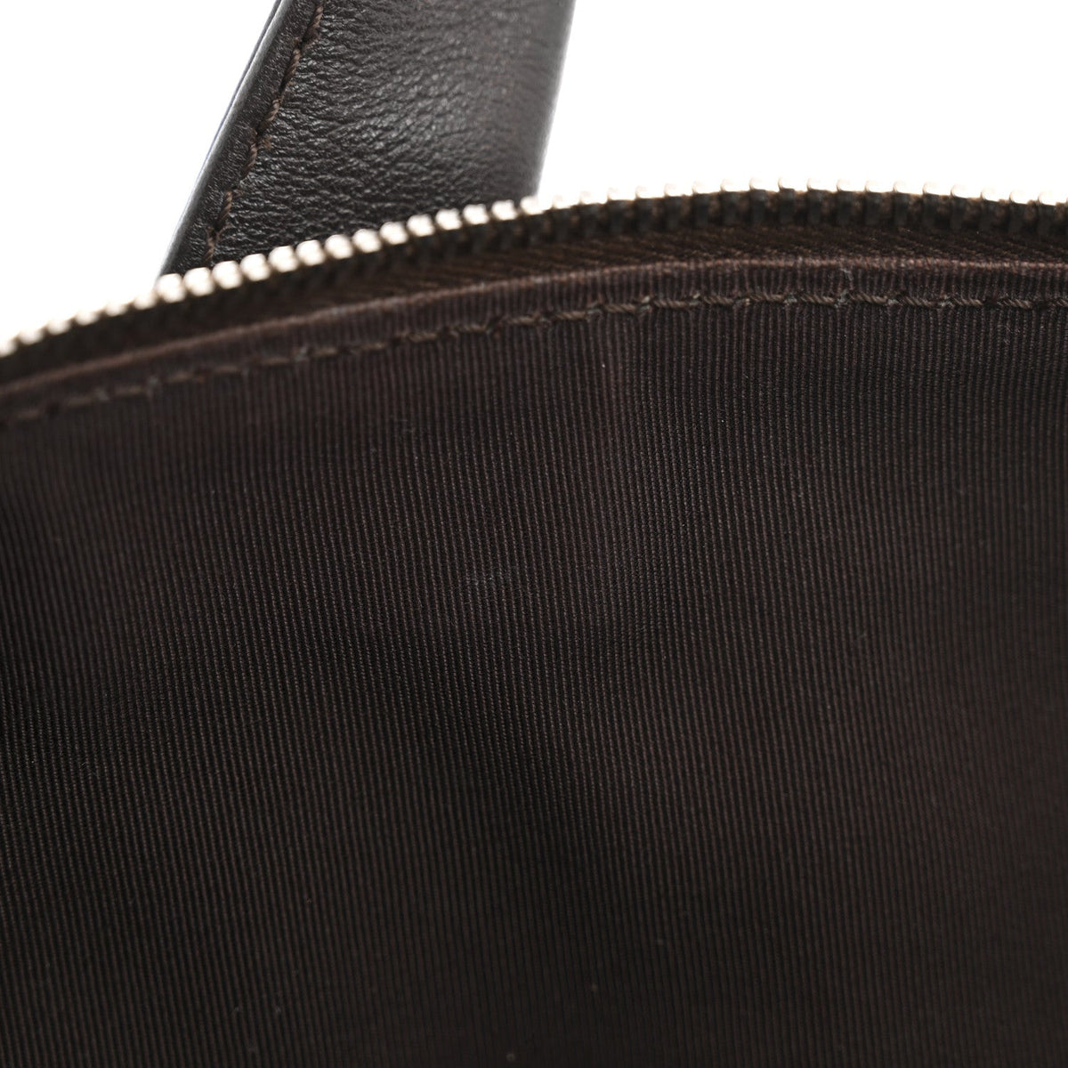 Calfskin Chevron CC All Day Long Boston Brown