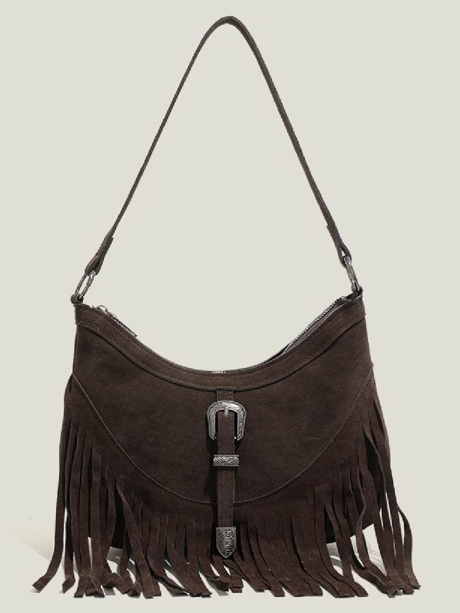 Arielle Fringed Shoulder Bag