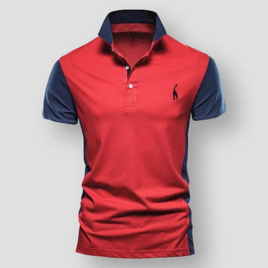 Sky Madrid Embroidered Polo Shirt