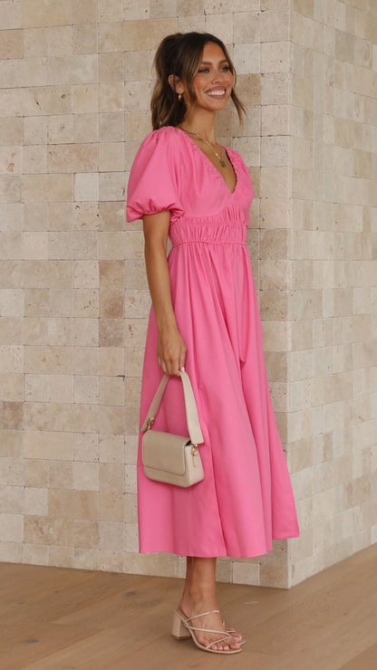 Fiore Maxi Dress - Pink