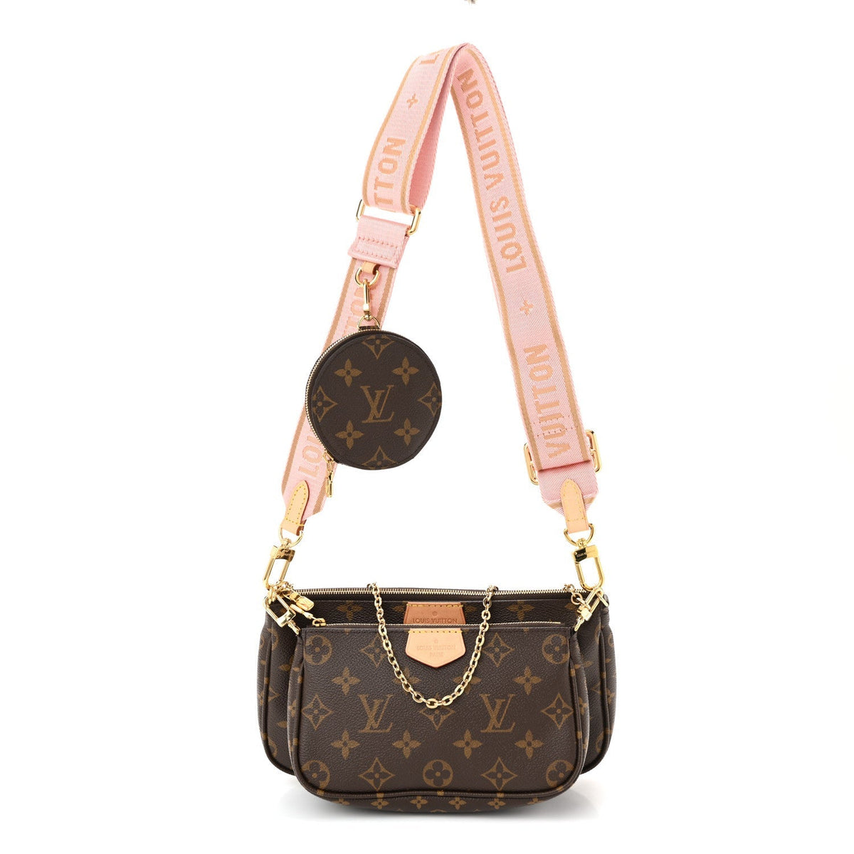Monogram Multi Pochette Accessories Rose Clair