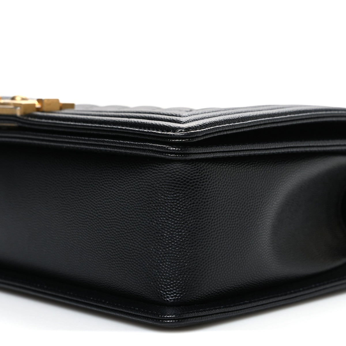 Caviar Quilted New Medium Boy Flap Black