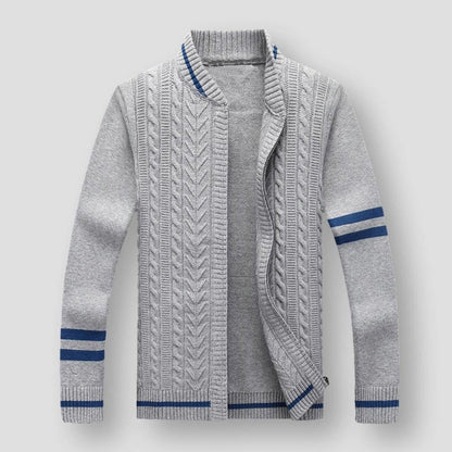 Saint Morris Vence Striped Cardigan