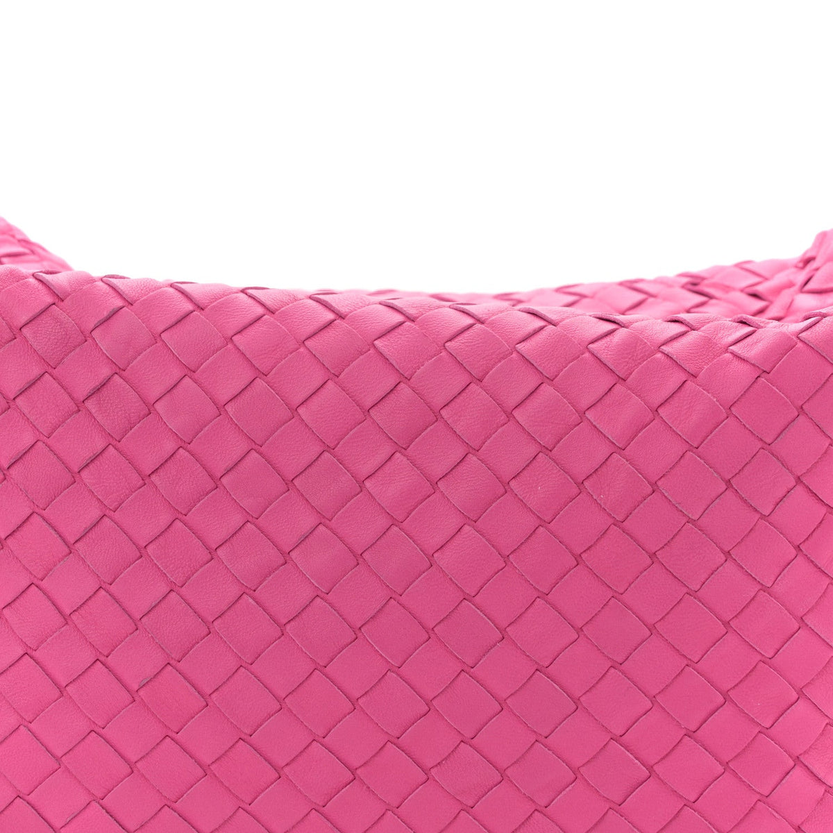 Nappa Intrecciato Small Shoulder Bag Rosa Shock