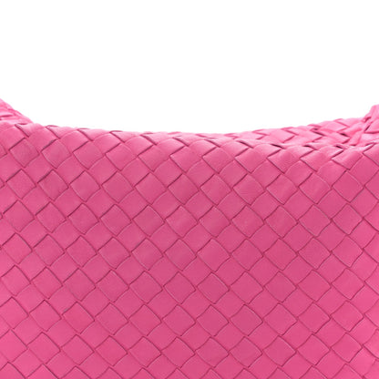 Nappa Intrecciato Small Shoulder Bag Rosa Shock
