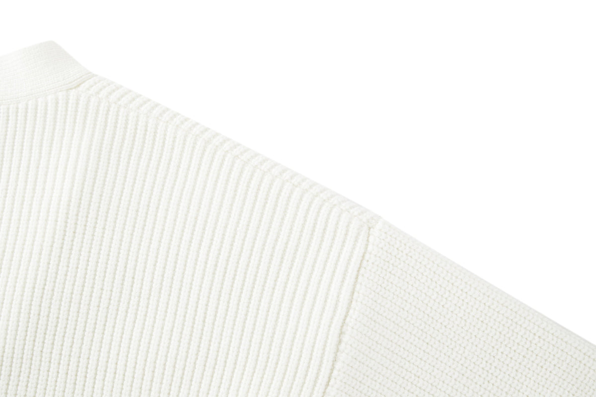 Balenciaga 25 Cardigan White Wool 0014