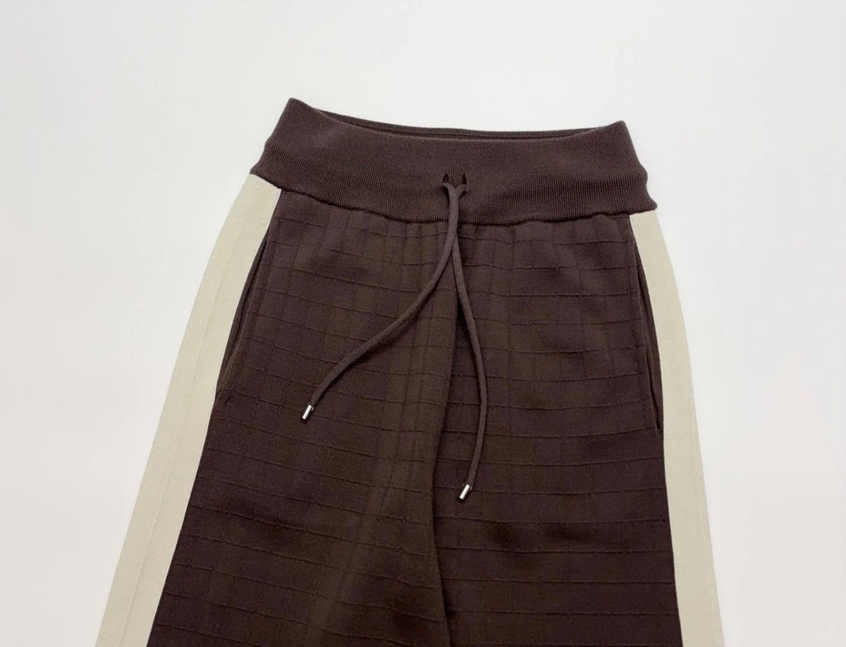 HERMES 25S STRAIGHT-LEG KNIT PANTS 194