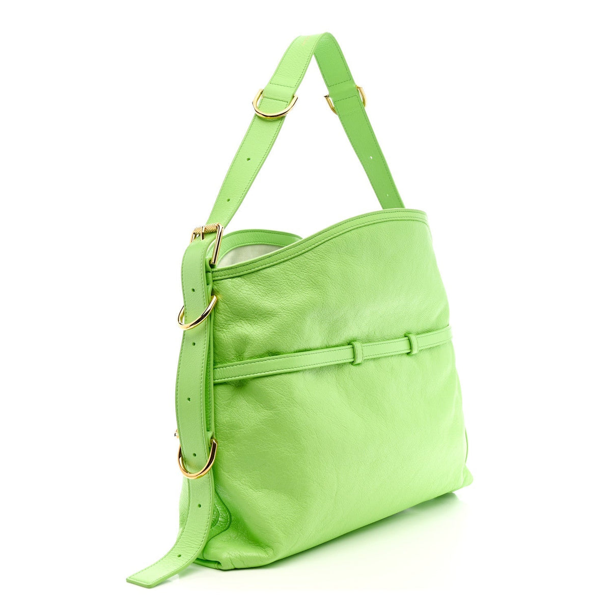 Calfskin Medium Voyou Bag Green
