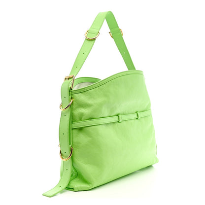 Calfskin Medium Voyou Bag Green