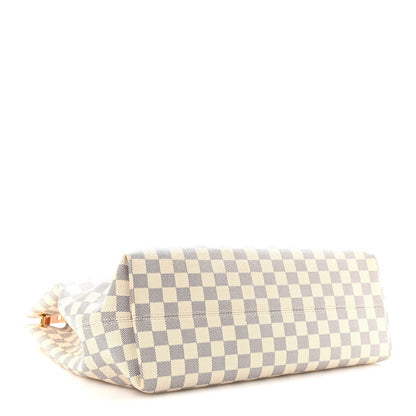 Damier Azur Graceful MM Rose Ballerine