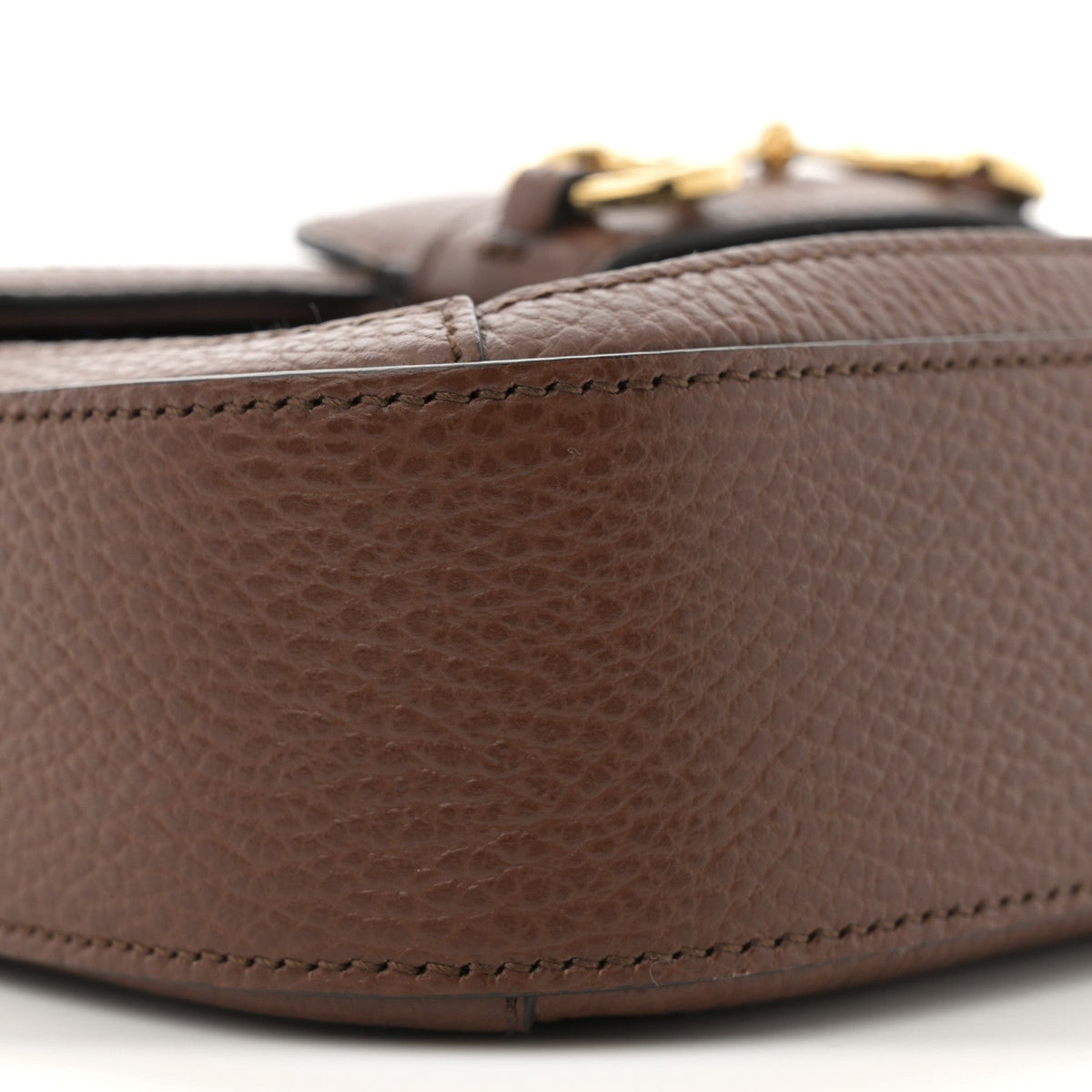 New Denim GG Monogram Dollar Calfskin Web Mini Horsebit 1955 Shoulder Bag Blue Tea Cuir Epilog