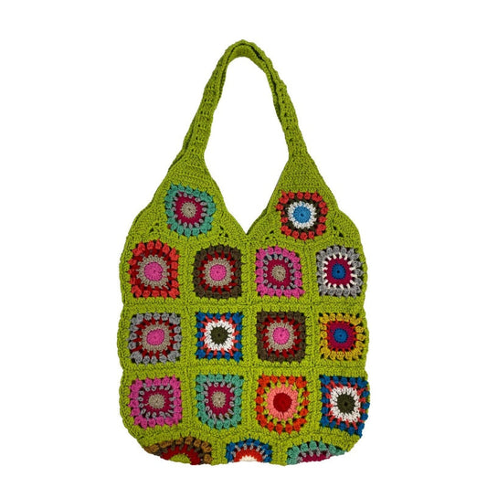 Crochet Granny Square Bag Grandma Bag