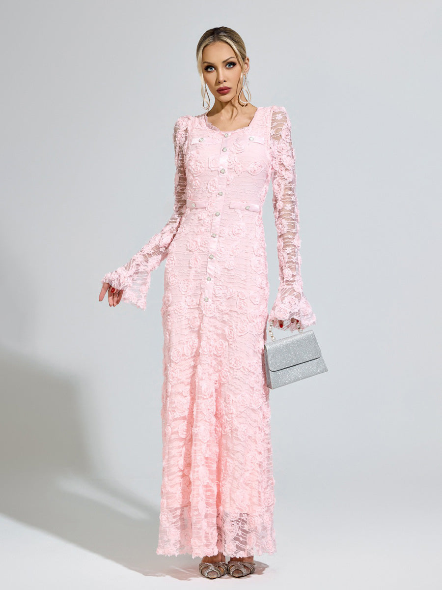 Phoebe Pink Mermaid Formal Dress