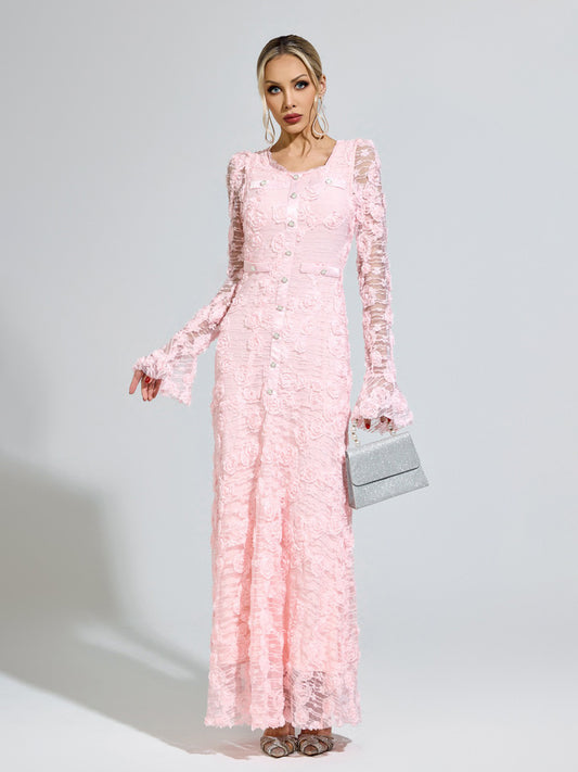 Phoebe Pink Mermaid Formal Dress