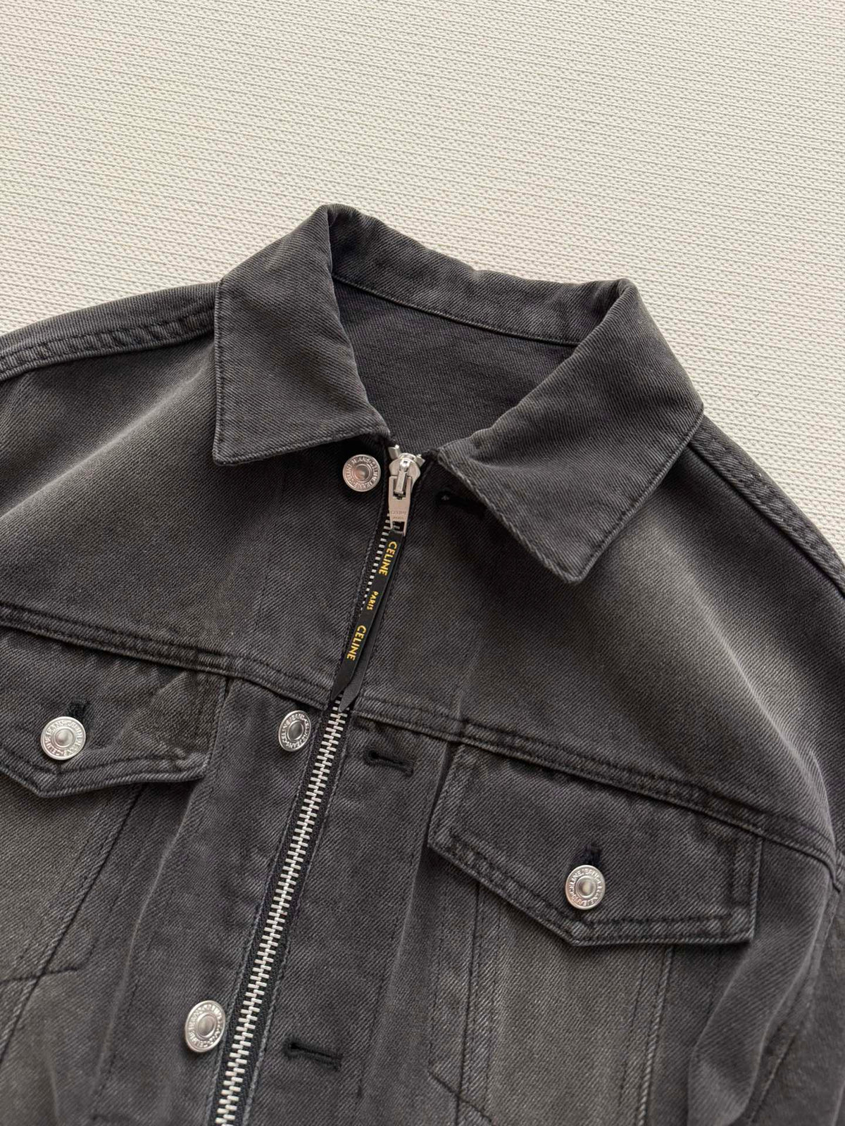 Celine 26SS Black Denim Jacket 882446