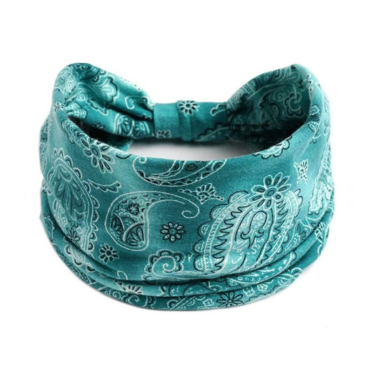 Printed Knot Elastic Headband