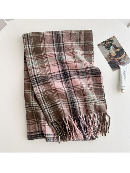 Scarvii - Plaid Winter Scarf Shawl for Women