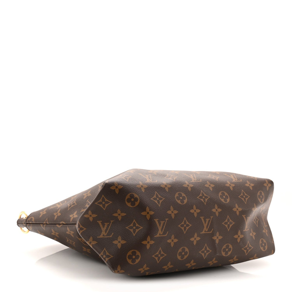 Monogram Flower Zipped Tote MM Bordeaux