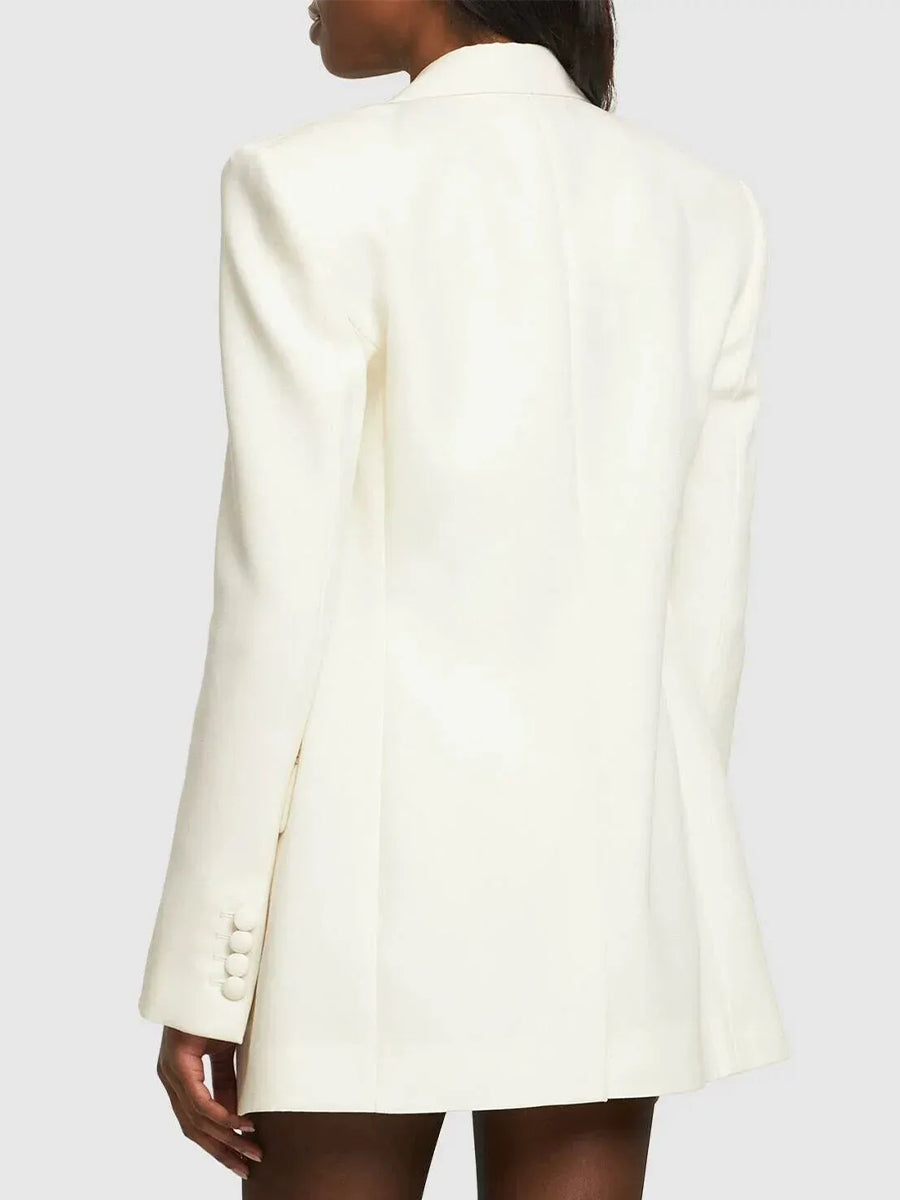 Elizabeth Coat In White