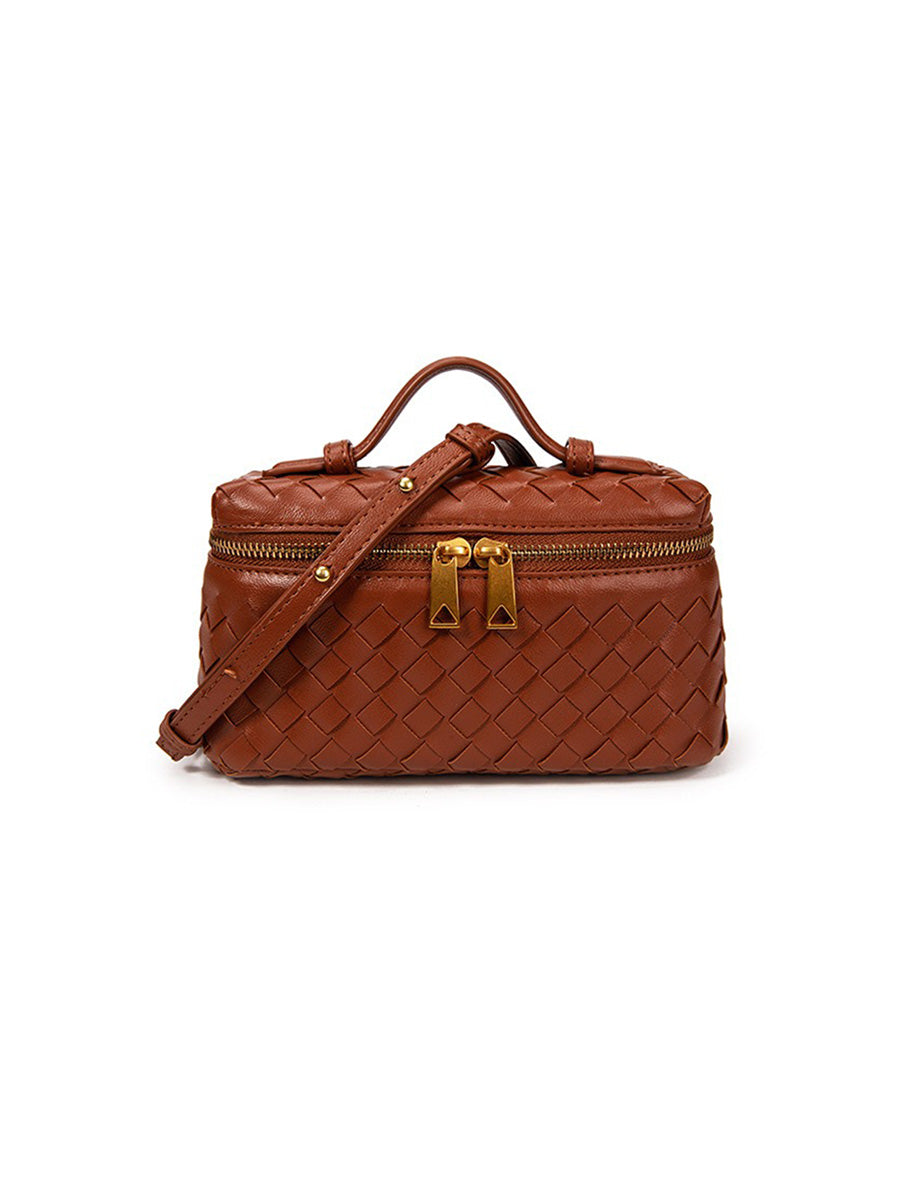Cecelia Hand-Woven Box Bag
