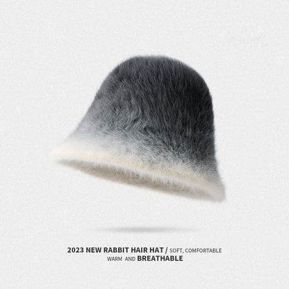 Haila - Gradient Color Warm Bucket Hat