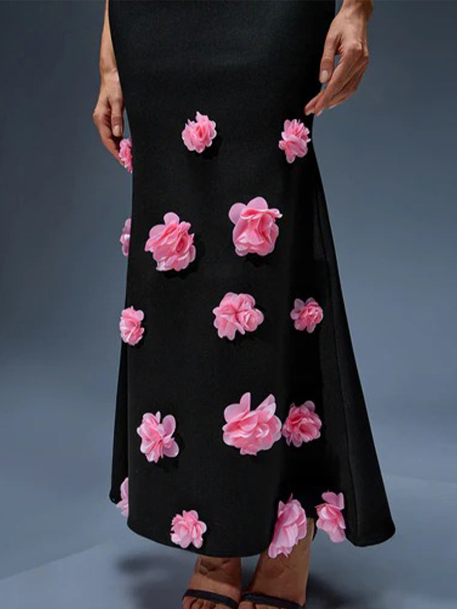 Aurora Maxi Dress In Black