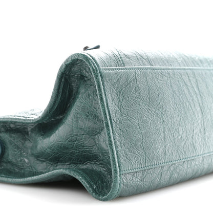 Arena Lambskin Classic Hardware Medium Le City Dark Emerald