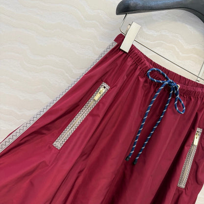 Miu 26s Skirt Red Polyamide 346209