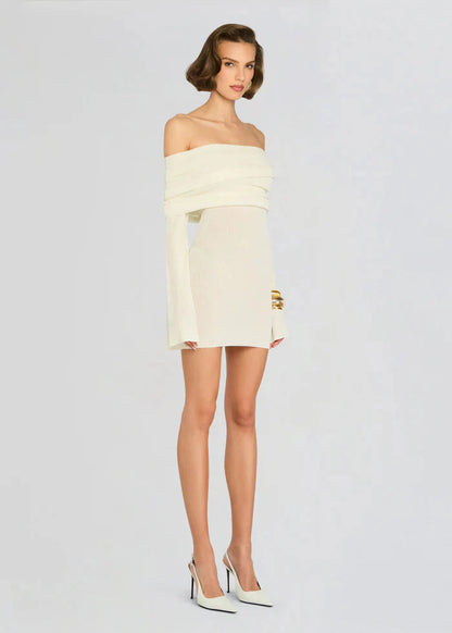 Galli Rib Knit Mini Dress
