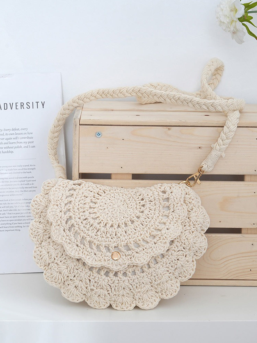 Valentina Casual Knitted Mini Crossbody Bag