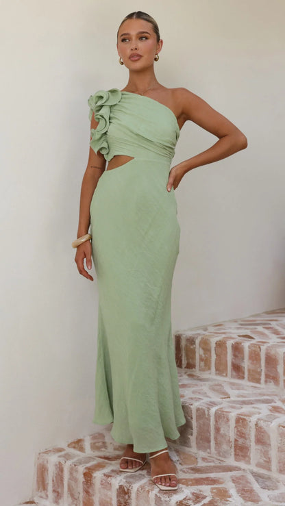 Amina Maxi Dress - Sage