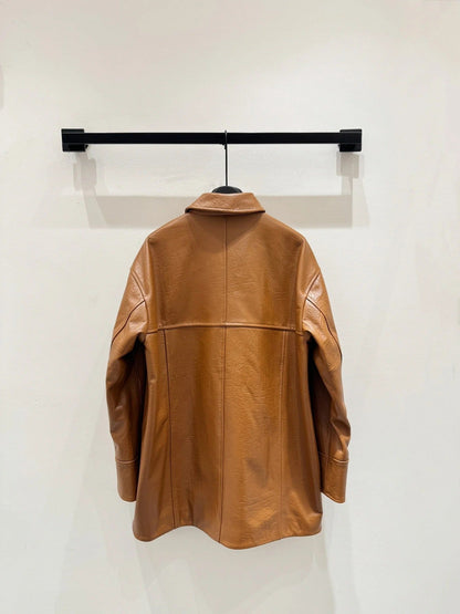 MIUMIU LEATHER JACKET STYLE 845