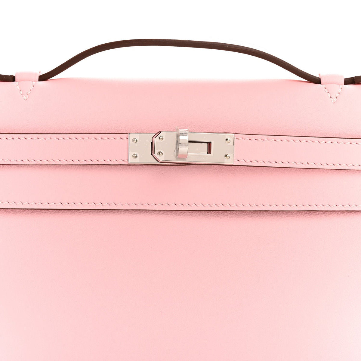 Swift Kelly Pochette Clutch Rose Sakura