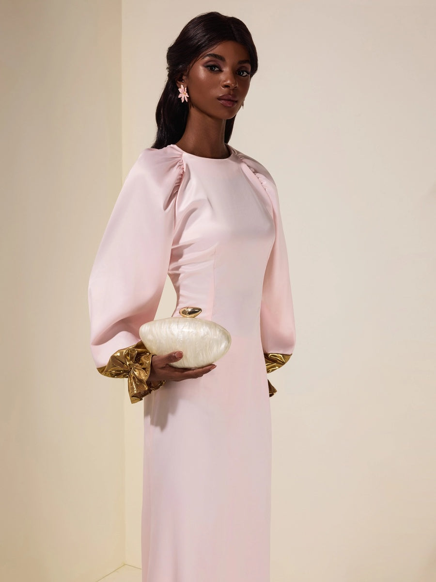 Zoe Shell-Shape Resin Clutch