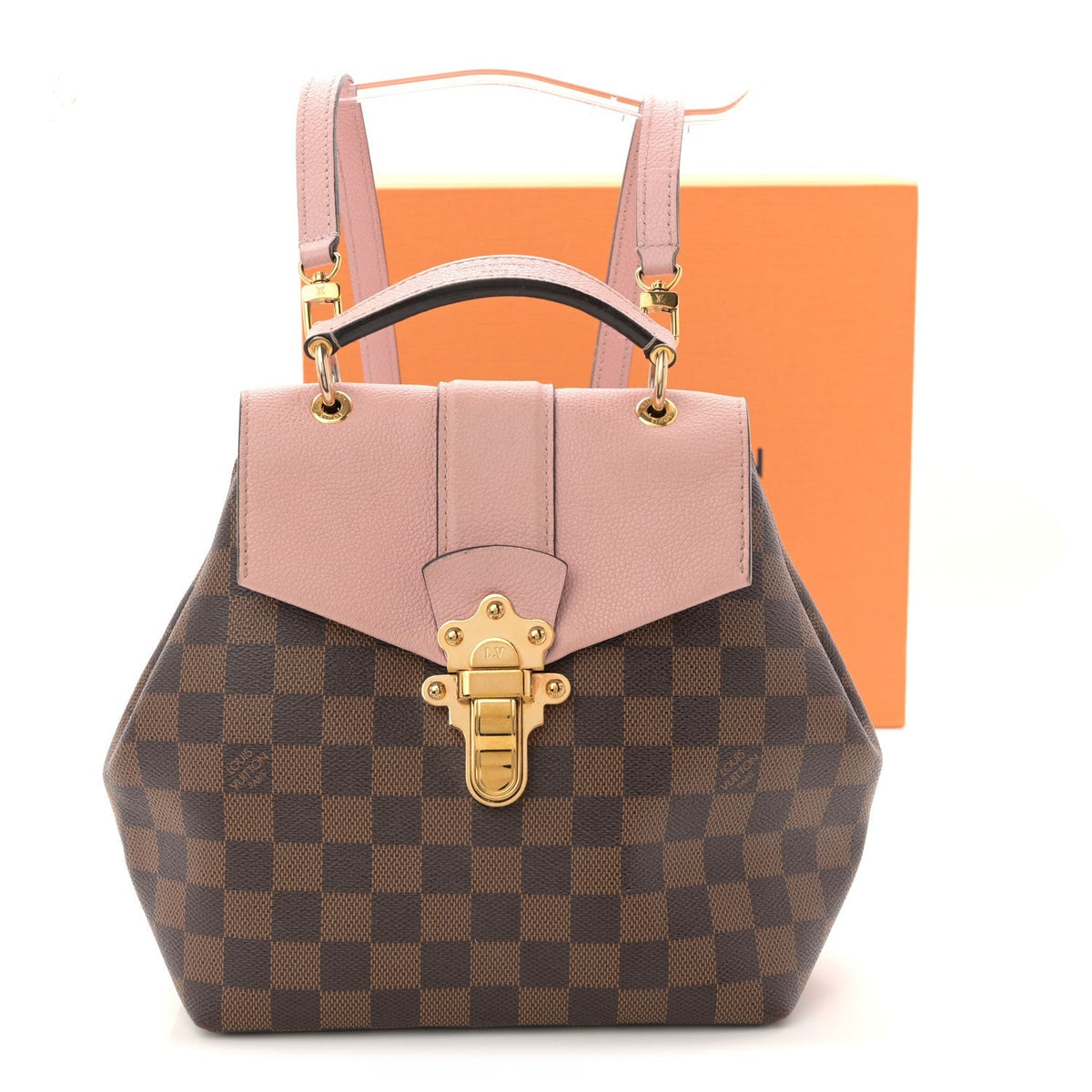 Damier Ebene Clapton Backpack Magnolia