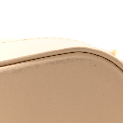 Calfskin Monogram Cutout Petit Noe Neutral