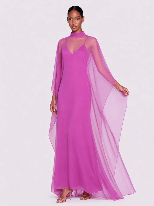 Victoria Ethereal Sheer Maxi Dress