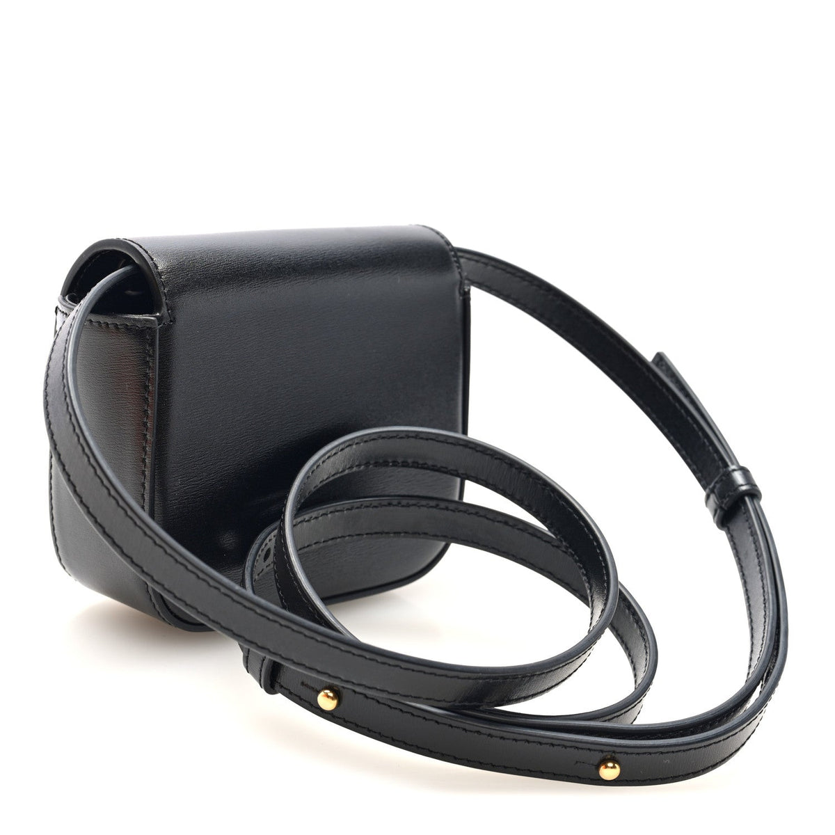 Shiny Calfskin Mini Triomphe Black
