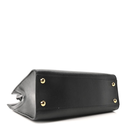 Saffiano Soft Calfskin Tote Black