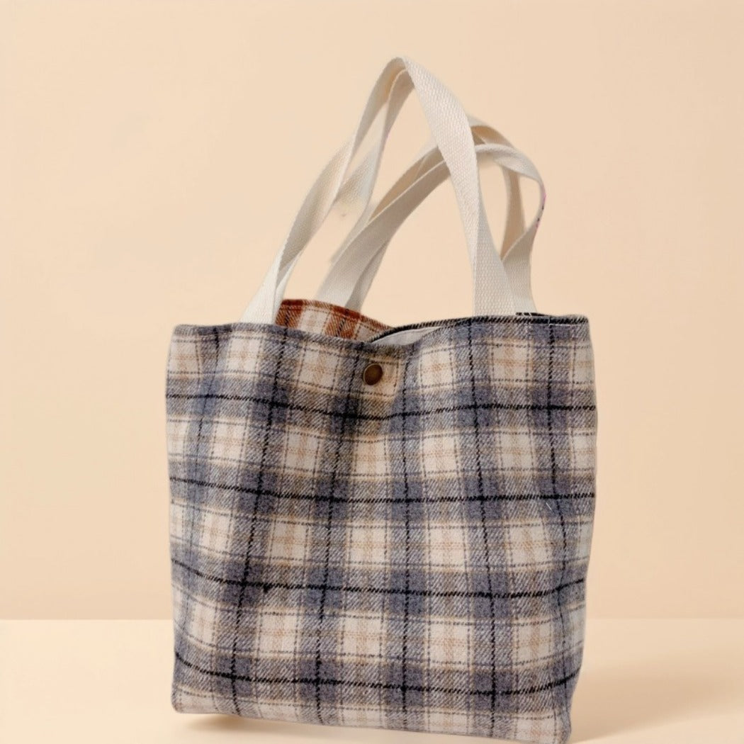 Small Classic Checkered Handbag