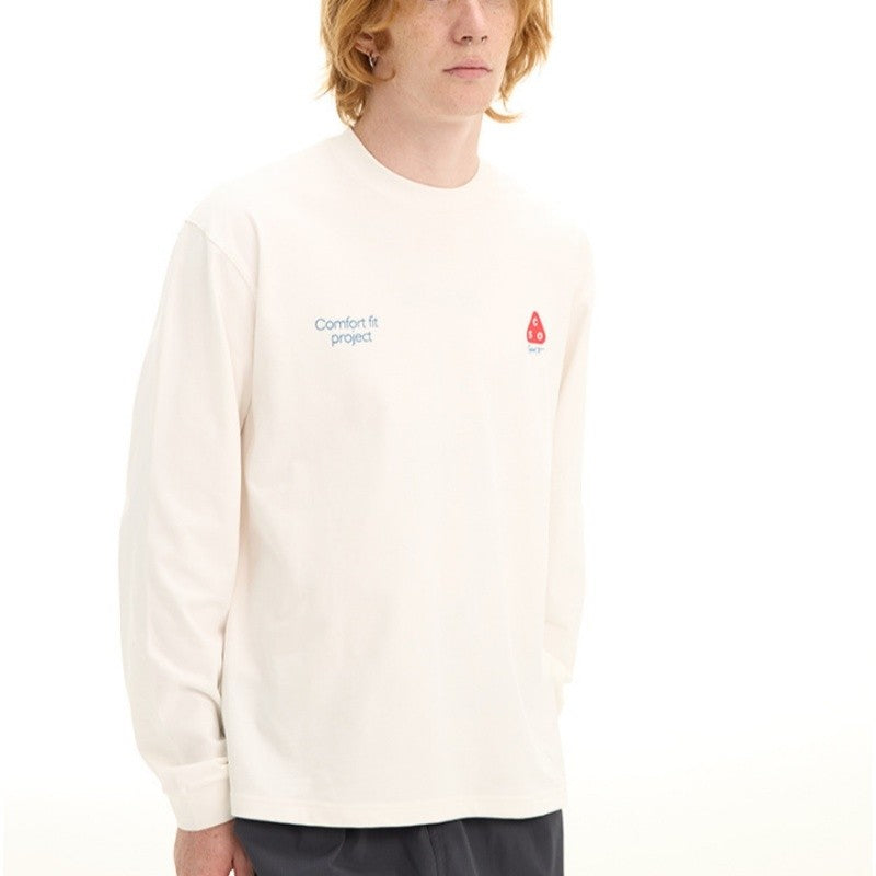 Loose Round Neck Long Sleeve T-Shirt