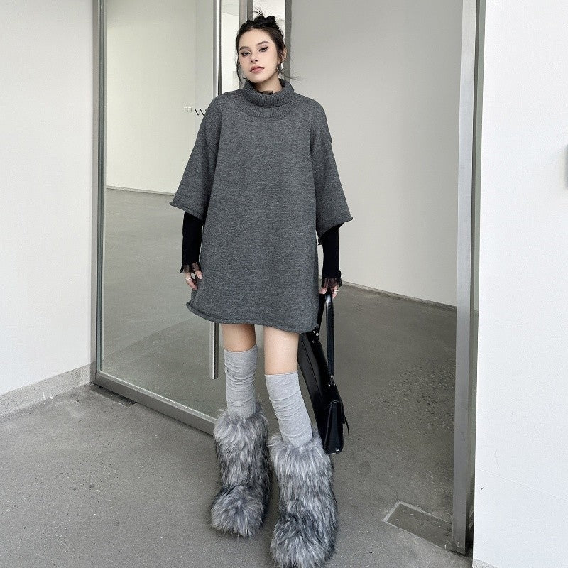 Loose Mid-Length Sweater