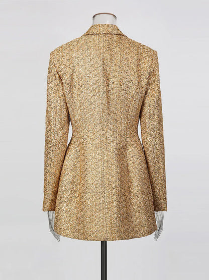 Roxanne Tweed Long Blazer