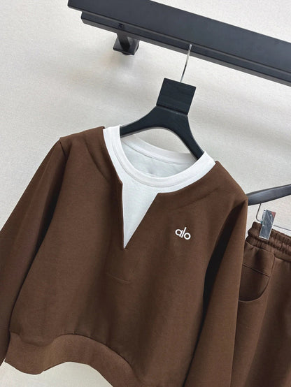 ALO SWEATSHIRT & SKIRT SET STYLE 92