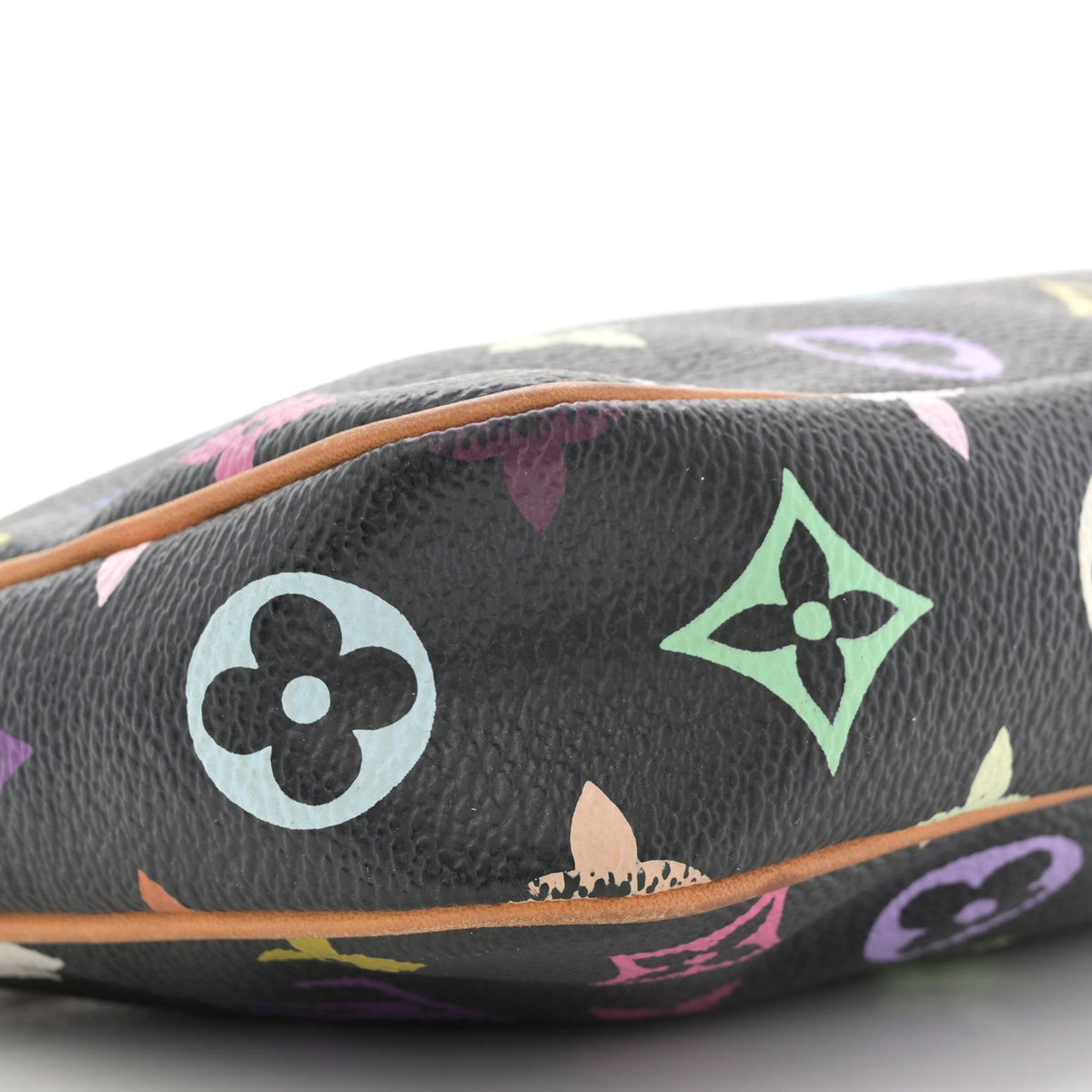 Monogram Multicolor Pochette Accessories Black