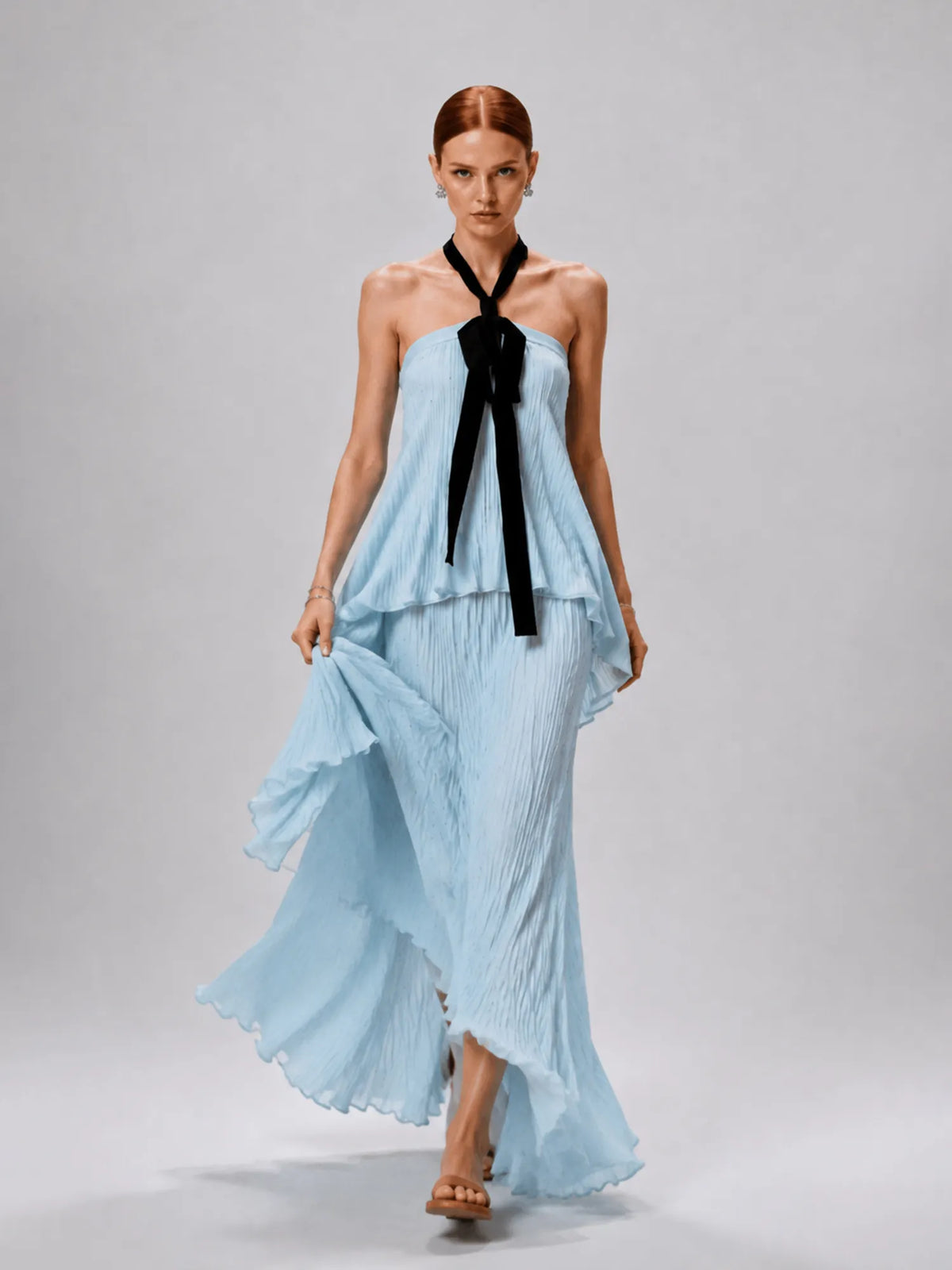 Rosalind Pleated Maxi Skirt Set