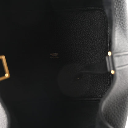 Taurillon Clemence Picotin Lock 22 MM Black